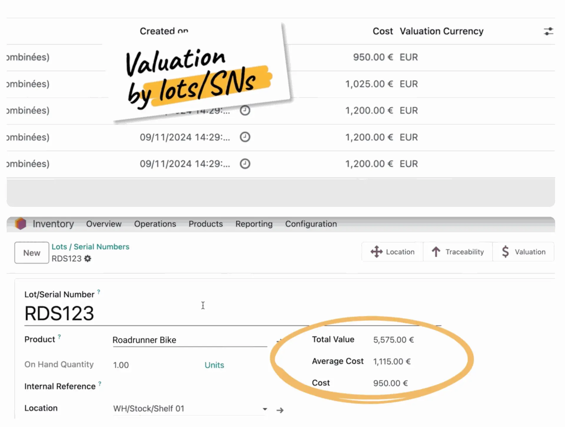 Manufacturing (MRP) improvements