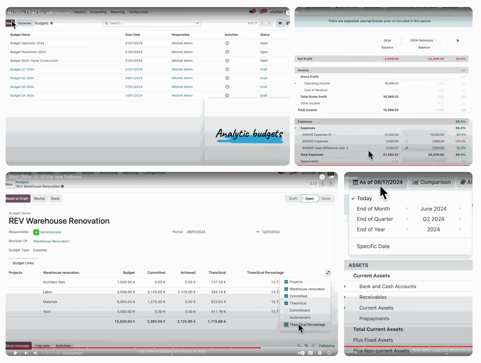 Enhanced accounting features